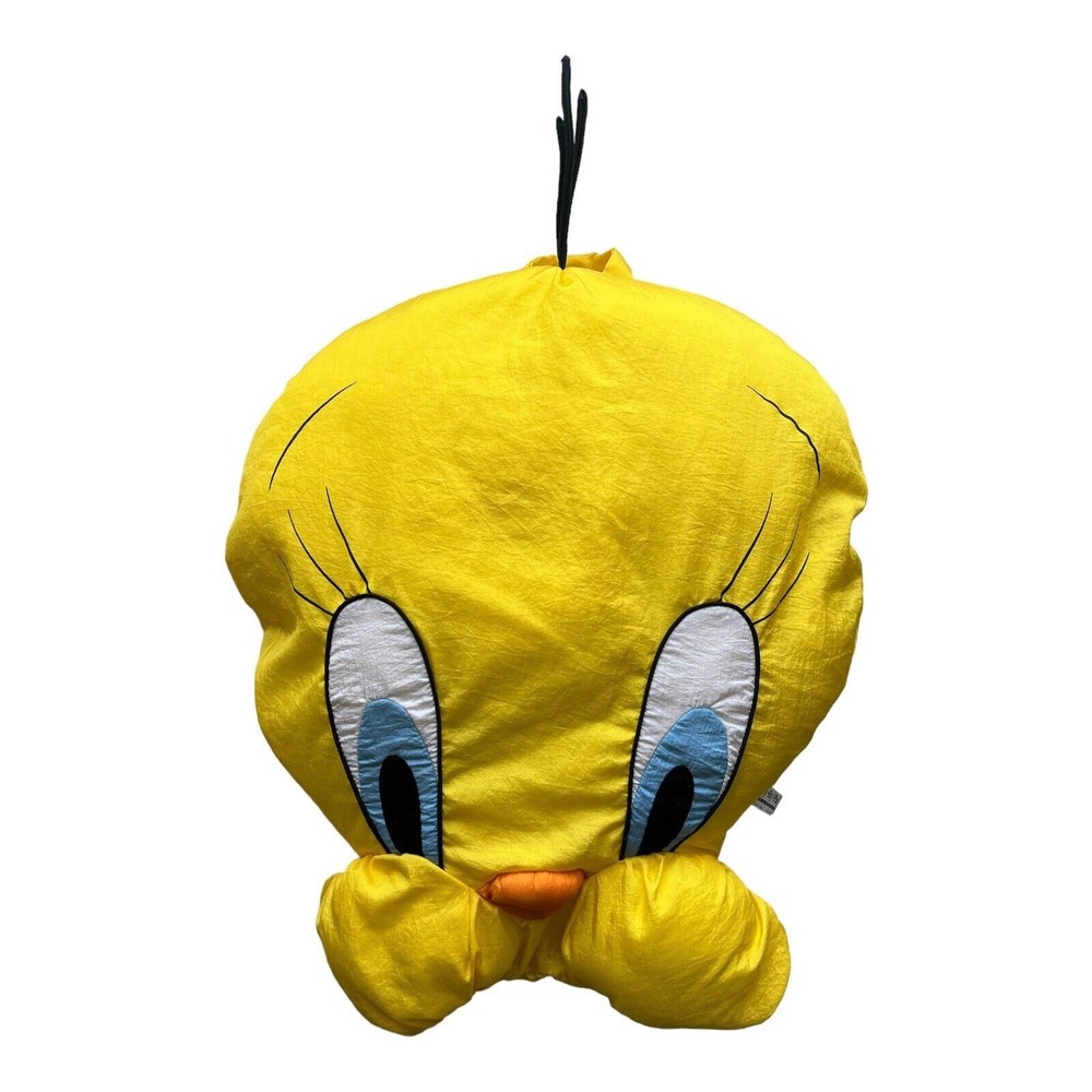 Vintage 1994 Play By Play Large Tweety Bird Head Pillow Plush